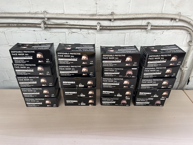 1000 x mondmasker - afbeelding 1 van  3