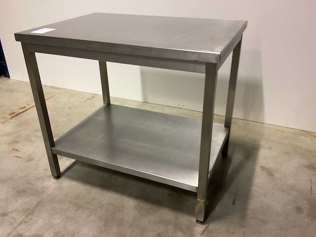 1000x700x900 rvs werktafel - afbeelding 3 van  4