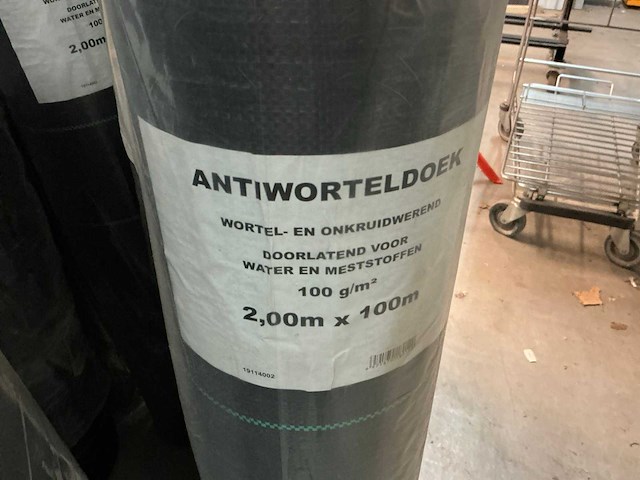 100g/m3 2m x 100m antiworteldoek (3x) - afbeelding 2 van  2