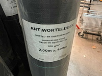 100g/m3 2m x 100m antiworteldoek (3x) - afbeelding 2 van  2