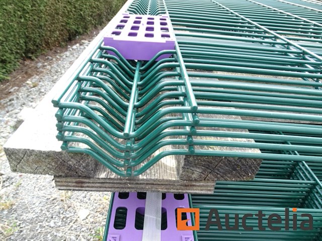 100m complete 3d hekkit ht 1m23 ral grijs 7016 - afbeelding 4 van  6
