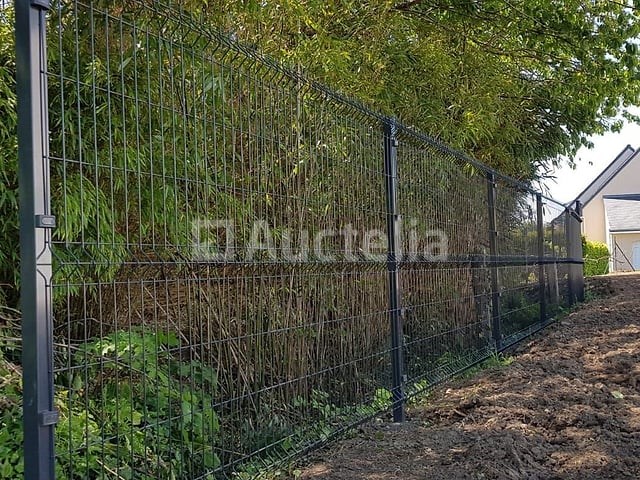 100m complete 3d hekset ht 1730 ral grijs 7016 - afbeelding 1 van  6