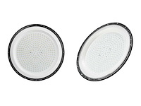 100w 4000k led ufo highbay waterdicht met lens (8x) - afbeelding 1 van  5