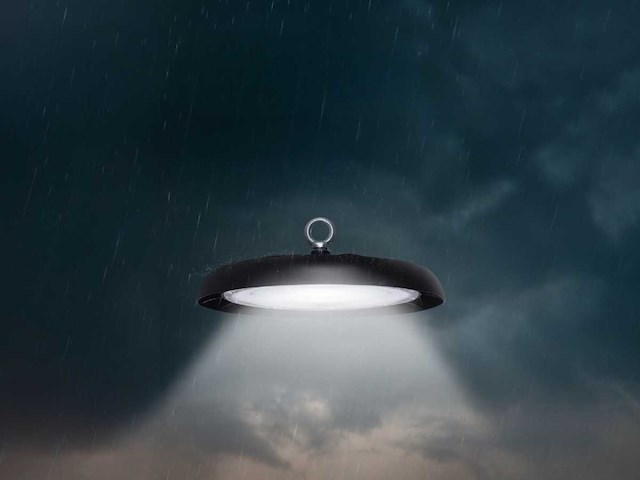 100w 5000k led ufo highbay met lens waterdicht(40x) - afbeelding 2 van  4