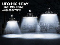 100w 6500k pro led ufo highbay waterdicht (6x) - afbeelding 1 van  2