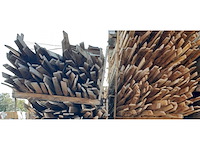 100x acacia gekloven ligger - afbeelding 1 van  1