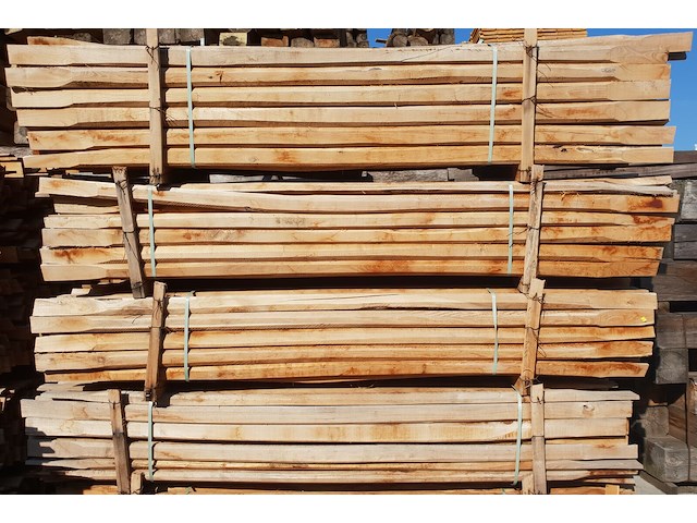 100x acacia gezaagde ligger - afbeelding 2 van  3