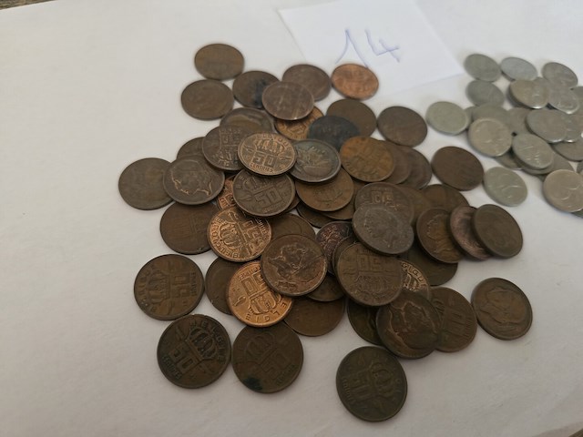 100x belgië: 25 en 50 centiemen (1952–1990) - afbeelding 2 van  7