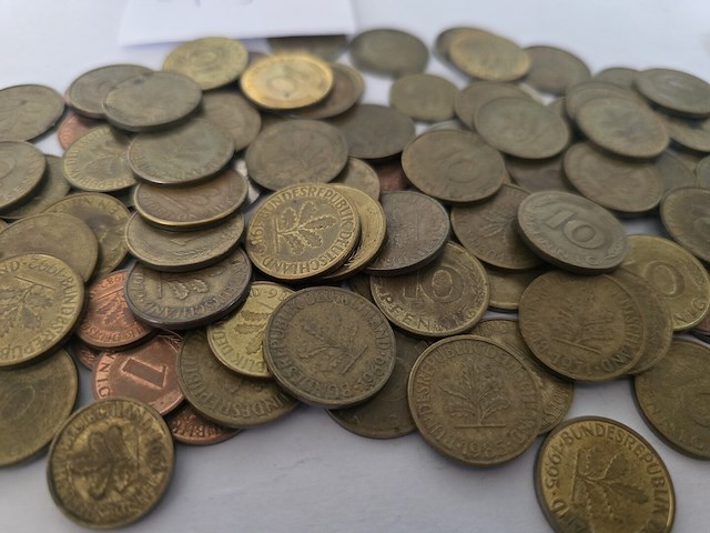 100x duitsland: mix pfenning & mark - afbeelding 6 van  6