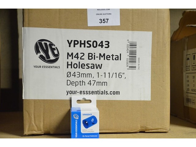 100x holesaw diam 43 mm - afbeelding 1 van  2