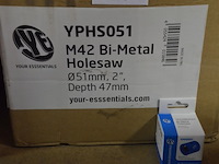 100x holesaw diam 51 mm - afbeelding 1 van  3