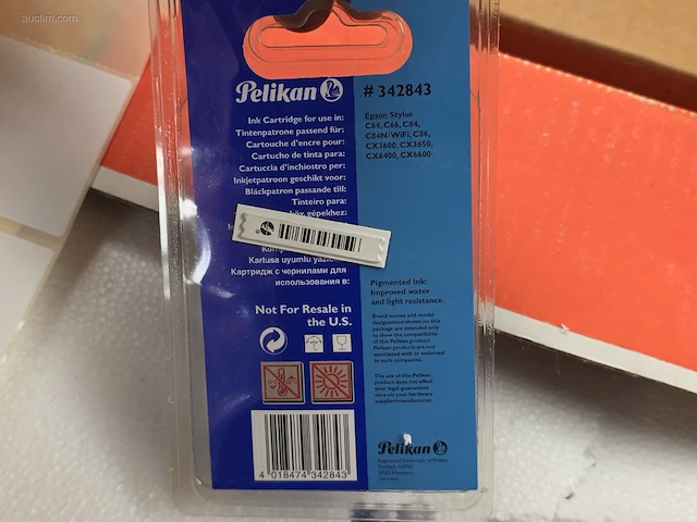 (100x) inktpatronen voor printers pelikan e42 - afbeelding 3 van  4