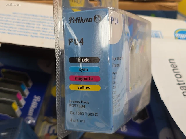 (100x) inktpatronen voor printers pelikan p04 - afbeelding 2 van  5