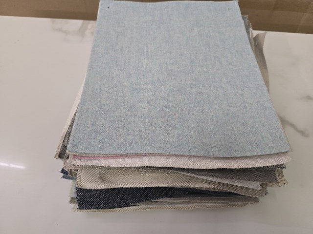 100x lapjes stof oa fc 30x25cm - afbeelding 3 van  9