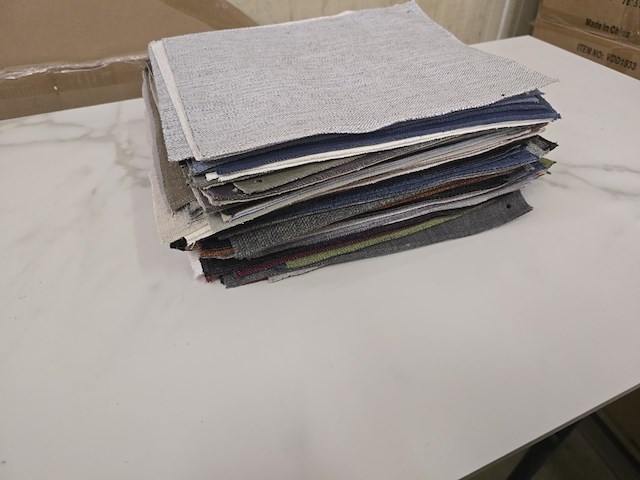 100x lapjes stof oa zenith 30x25cm - afbeelding 1 van  15