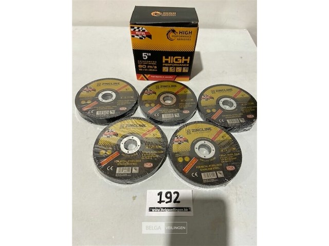 100x snijschijf 125x1,2x22,2mm voor staal en inox - afbeelding 1 van  3