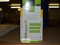 100x50st plastieken rietjes - afbeelding 2 van  2