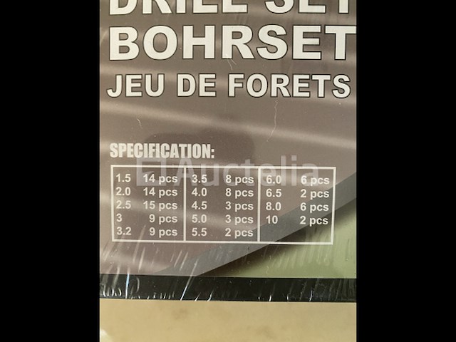 101 delige hss boren set met cobalt coating - afbeelding 1 van  2