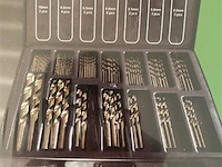 101 delige hss boren set met cobalt coating - afbeelding 1 van  2