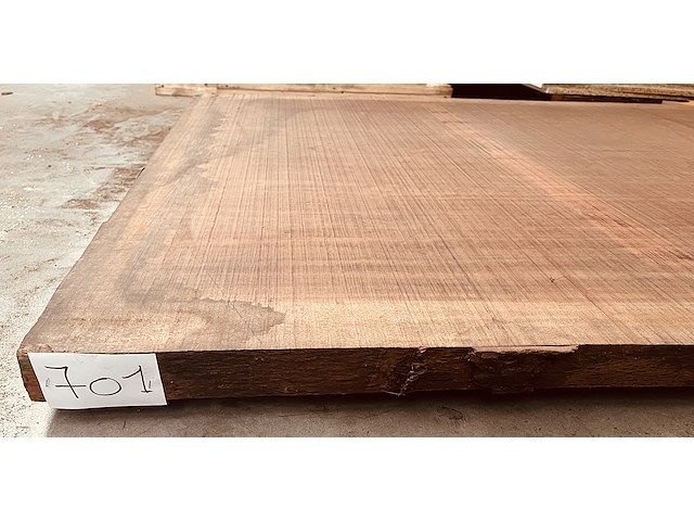 10,1 m² tafelblad bubinga gezaagd ovendroog - afbeelding 3 van  5