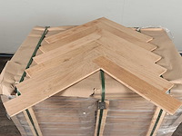 102 m2 parket eiken visgraat onbehandeld mutliplank - 540 x 90 x 14 mm - afbeelding 3 van  4