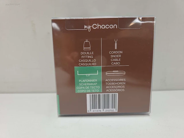 (1020x) wit metalen plafondkapje chacon 21070 - afbeelding 3 van  6