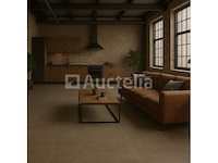 102m² terra 90x90 rectificeerd, beton effect, vloer en muur, nieuw verpakt