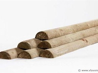 102xhalve palen 3m rond 10cm - afbeelding 1 van  1