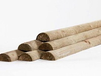 102xhalve palen 3m rond 10cm - afbeelding 2 van  3