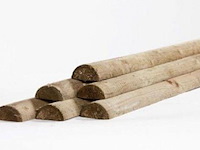 102xhalve palen 4m rond 10cm - afbeelding 1 van  1