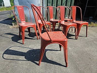103x vintage industriële caféstoel - afbeelding 2 van  7