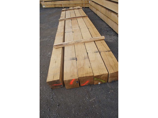 1,04 m³ eiken balken 200x200 - afbeelding 3 van  3