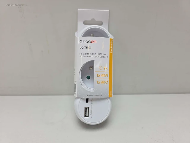 (1040x) dominostekker - 2x16a met usb-a +usb-c... - afbeelding 2 van  6
