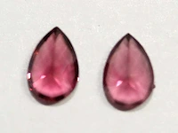 1,04ct. perenvorm roze rozenkleur rodoliet-edelsteen - afbeelding 3 van  7