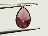 1,04ct. perenvorm roze rozenkleur rodoliet-edelsteen - afbeelding 5 van  7
