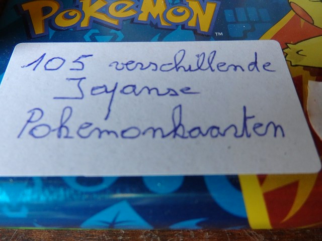 105 verschillende japanse pokemon kaarten - afbeelding 1 van  2