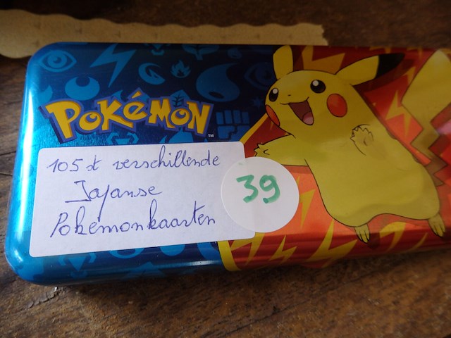 105 verschillende japanse pokemonkaarten - afbeelding 1 van  1