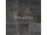 105m² les pierres zwart 75,5x75,5, steen-effect, vloer en muur, nieuw ingepakt