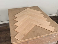 106 m2 parket eiken visgraat onbehandeld multiplank - 480 x 120 x 13,8 mm - afbeelding 4 van  4