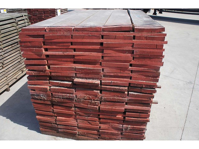 1,08 m³ eiken planken 30mm rustiek - afbeelding 1 van  1