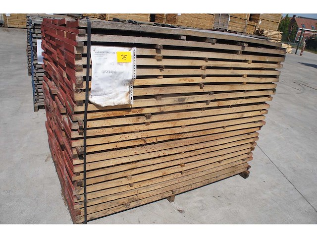 1,08 m³ eiken planken 30mm rustiek - afbeelding 1 van  4