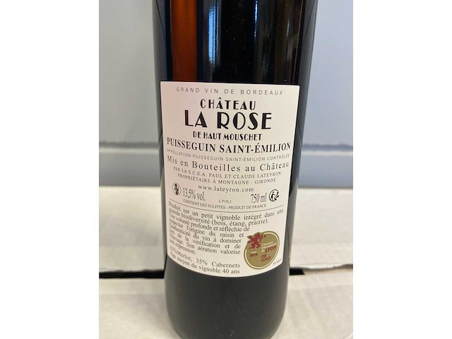 108 x saint emilion in karton 2015 (72x) - afbeelding 2 van  3