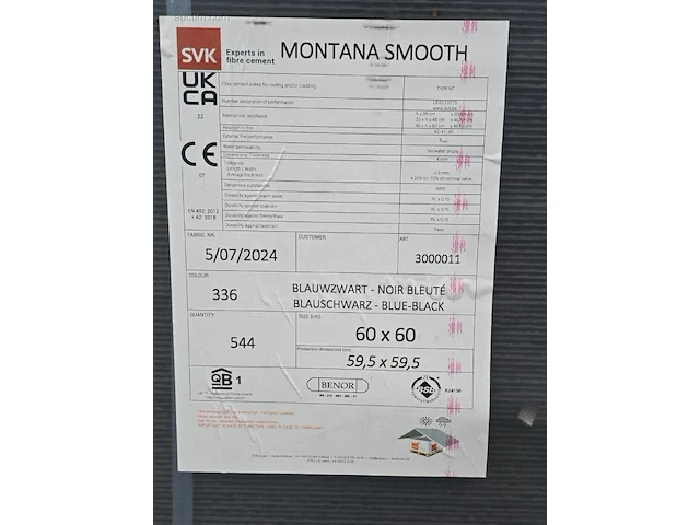 (1097x) vezelcement leien svk montana glad - afbeelding 4 van  4