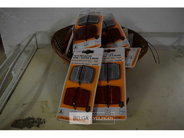 10sets fietsreflector voor en achter - afbeelding 1 van  3