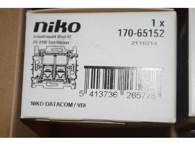 10st. niko datacom 170-65162 - afbeelding 2 van  2
