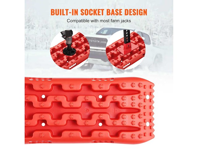10t slam relief plate met pp, tractiemat voor offroad/auto/pick-up - afbeelding 4 van  4