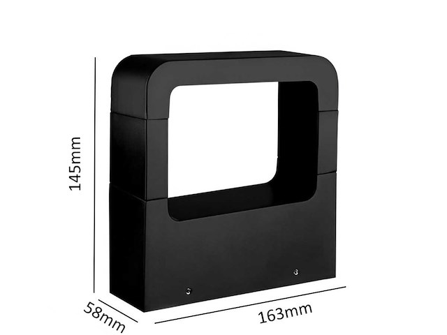 10w led zand zwart tuinlamp 14.5cm warm wit (12x) - afbeelding 6 van  10