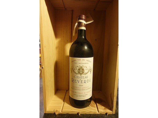 10x 1,5l chateau reverdi grand vin du medoc cru bourgeois 1998 - afbeelding 1 van  5