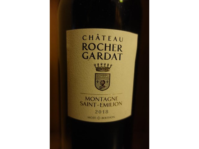 10x 1,5l chateau rocher gardat montagne saint-emilion 2018 - afbeelding 2 van  3