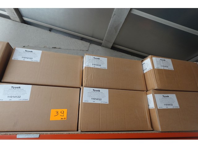 10x 25 wegwerpoverall tyvek - afbeelding 1 van  1